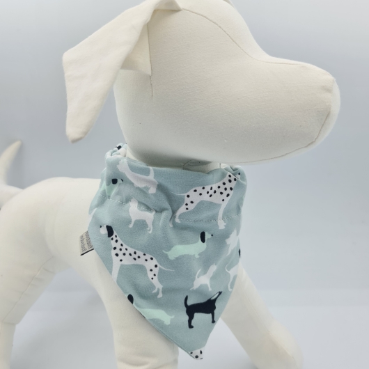 Halstuch mint mit Hunden